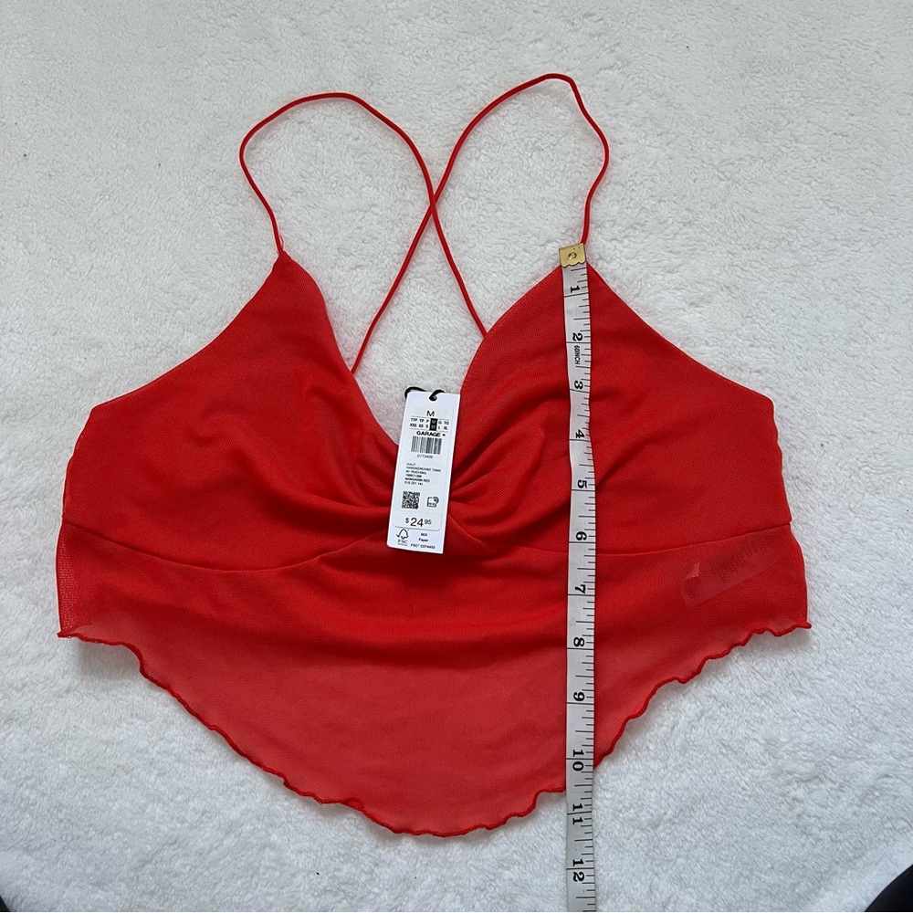New Garage Handkerchief Tank W/ Ruching - Picture 5 of 7